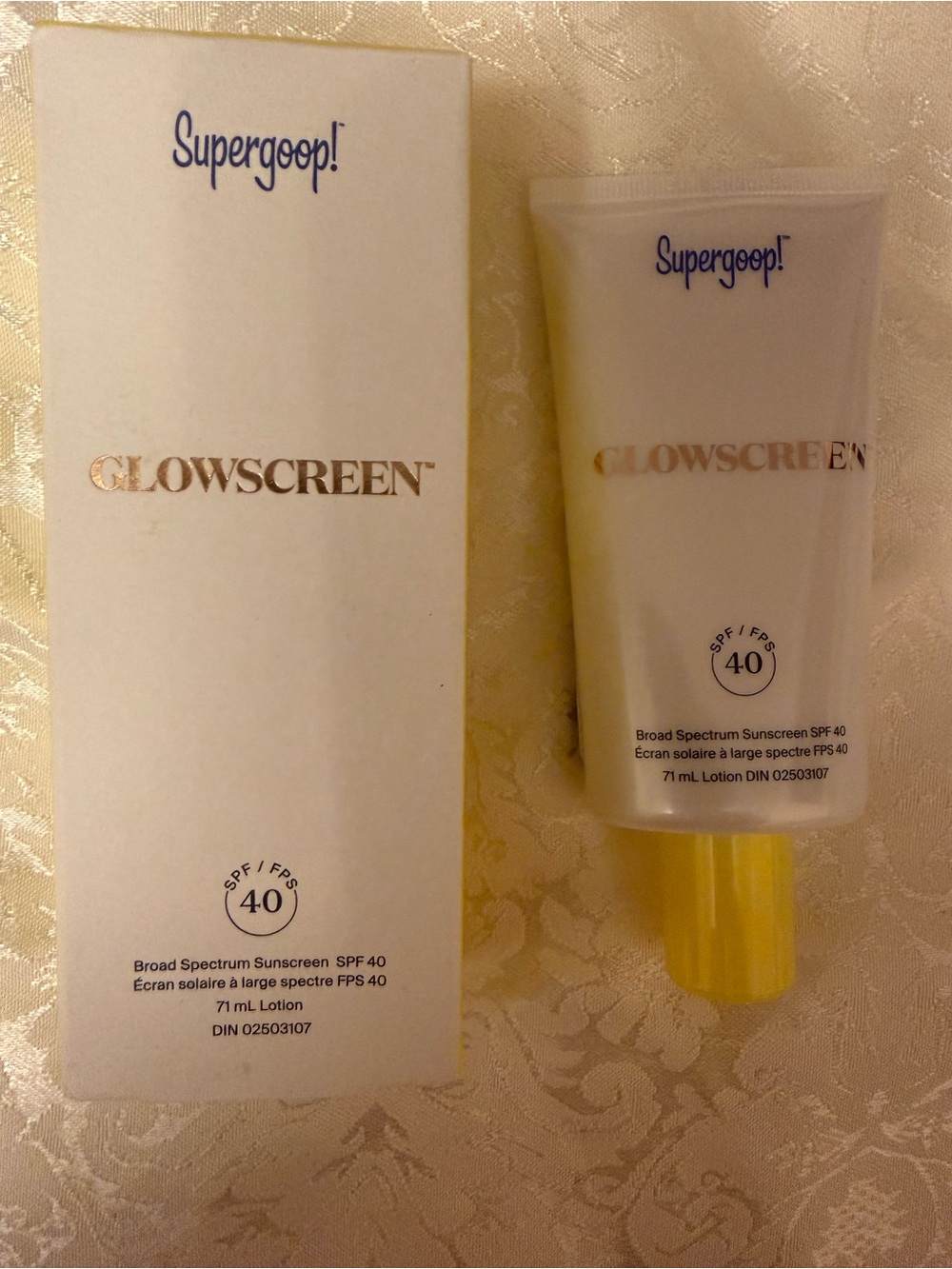 Supergoop! Glowscreen SPF 40 sunscreen in a 71 mL